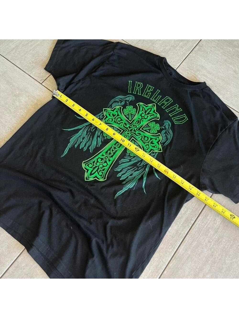Y2K style Ireland cross tee - Picture 6 of 6